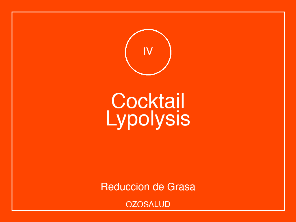 Cocktail Lypolysis