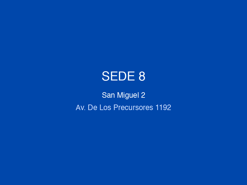 Fachada sede San Miguel 2 OzoSalud